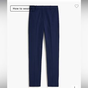 J.Crew Factory Kallie straight-leg pant Navy EUC